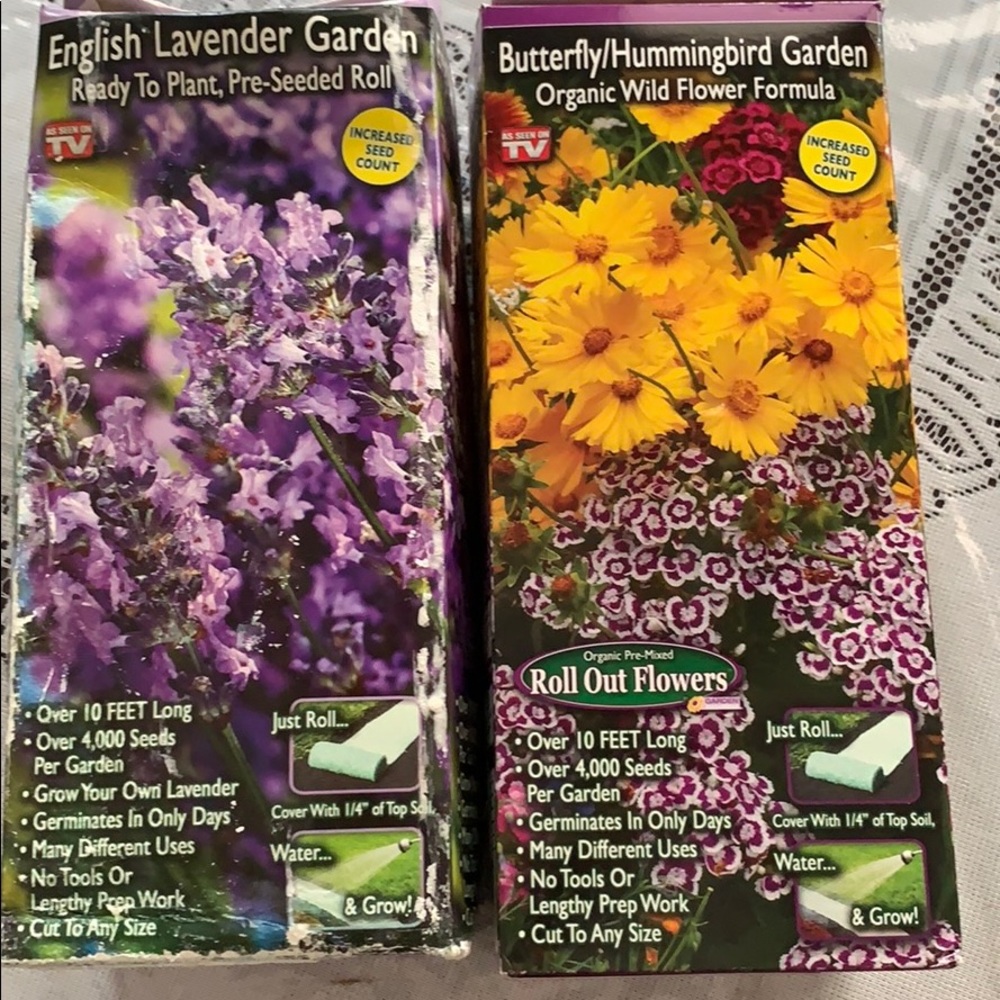 Lavender and organic flower 10feet long each new